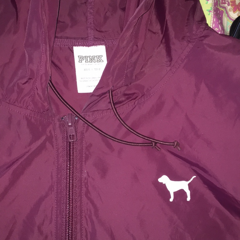 Pink VS Maroon Windbreaker